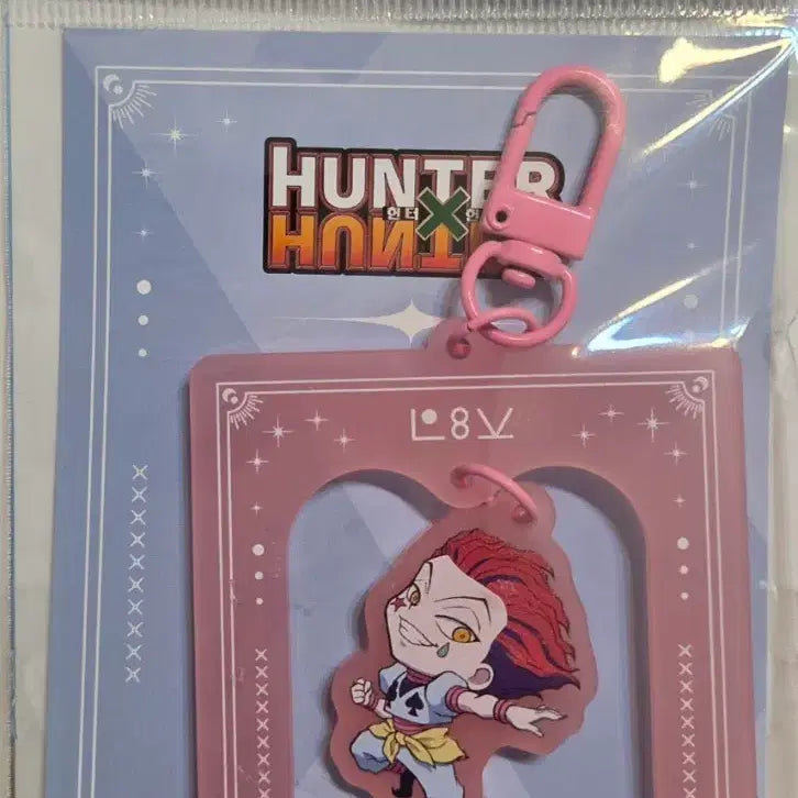 [BUNJANG] Hunter x Hunter Hisoka Pastel Acrylic Frame Keychain / 헌터x헌터 파스텔 아크릴 프레임 키홀더 히소카