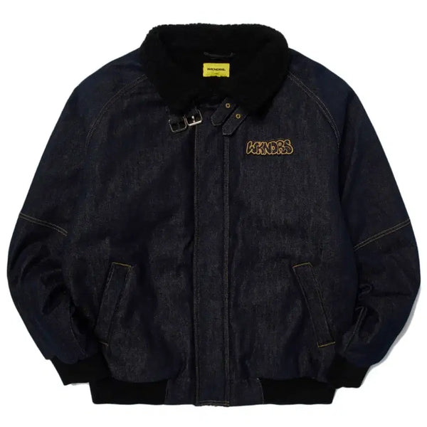 [BUNJANG] WKNDRS Denim Sherpa Jacket Navy / WKNDRS  위캔더스 데님 쉐르파 자켓 네이비_M