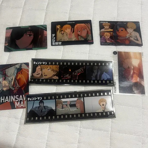 [BUNJANG] Chainsaw Man Card Goods Bundle Set / 체인소맨 카드 굿즈 일괄