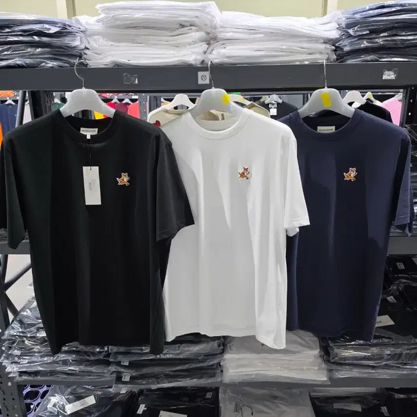 [BUNJANG] Maison Kitsuné Speedy Fox Patch Comfort T-Shirt / 메종 키츠네 스피디 폭스 패치 컴포트 티셔츠