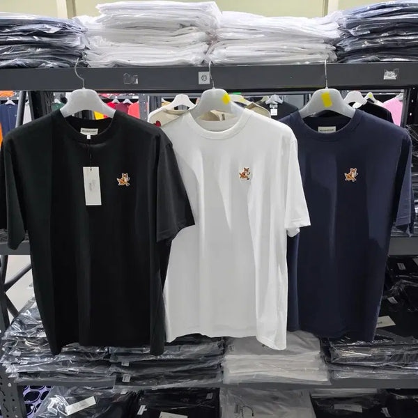 [BUNJANG] Maison Kitsuné Speedy Fox Patch Comfort T-Shirt / 메종 키츠네 스피디 폭스 패치 컴포트 티셔츠