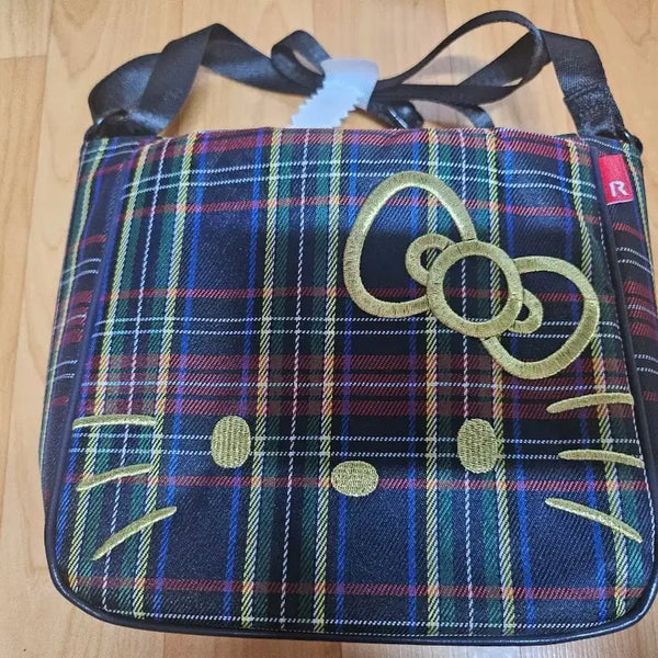 [BUNJANG] Hello Kitty x Rilakkuma Check Shoulder Bag / 헬로키티 루토트콜라보 체크숄더백 새상품팝니다