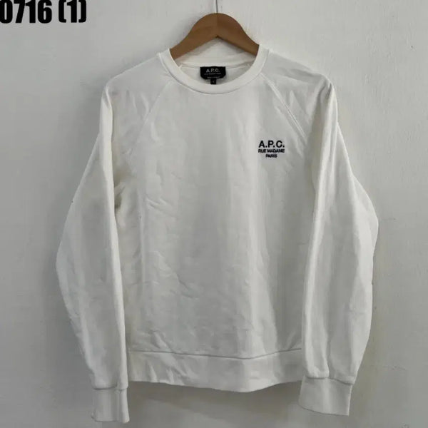 [BUNJANG] A.P.C. Long Sleeve T-Shirt White Size S / A.P.C. 아페쎄 긴팔 화이트 S