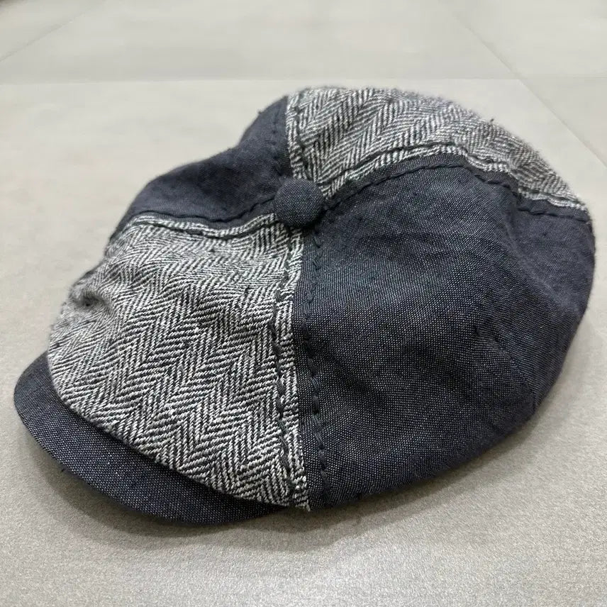 [BUNJANG] Stetson Harwinton Linen Herringbone Newsboy Cap L/59 / stetson harwinton 린넨 헤링본 뉴스보이캡 모자 L/59