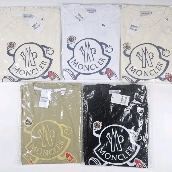 [BUNJANG] Moncler Logo T-Shirt Black XL / 몽클레어 반팔 티셔츠  (블랙 XL