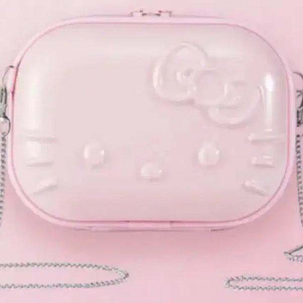 [BUNJANG] WakeMake Pink Hello Kitty Pouch Bag (Unsealed) / 단순개봉) 웨이크메이크 핑크 헬로키티 파우치 가방