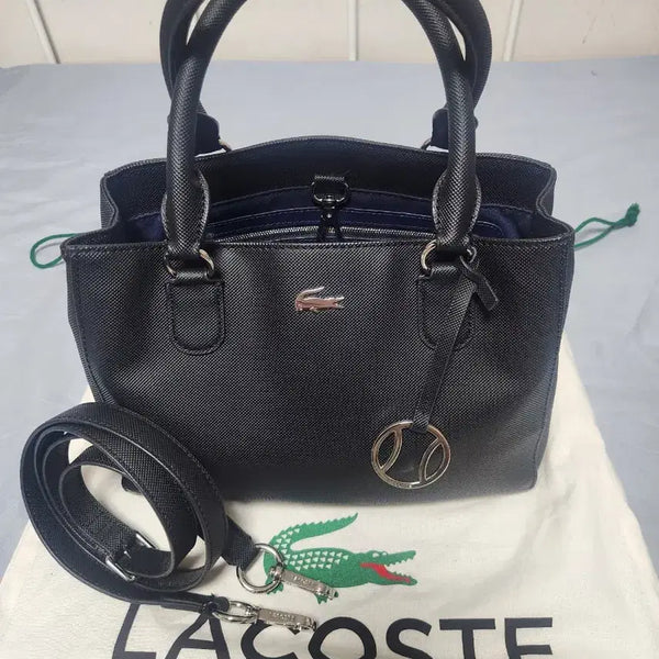 [BUNJANG] Lacoste Women's Tote Bag Black / 라코스테 여성 토트백 블랙(상태 아주좋아요)