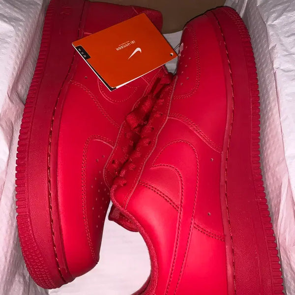 [BUNJANG] Nike Air Force Triple Red Sneakers / 나이키 에어포스 트리플레드 새상품 팝니다