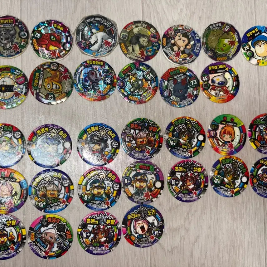 [BUNJANG] MapleStory Classic Stickers Bundle Set / 메이플 고전 원딱지 반짝 직업 일괄판매