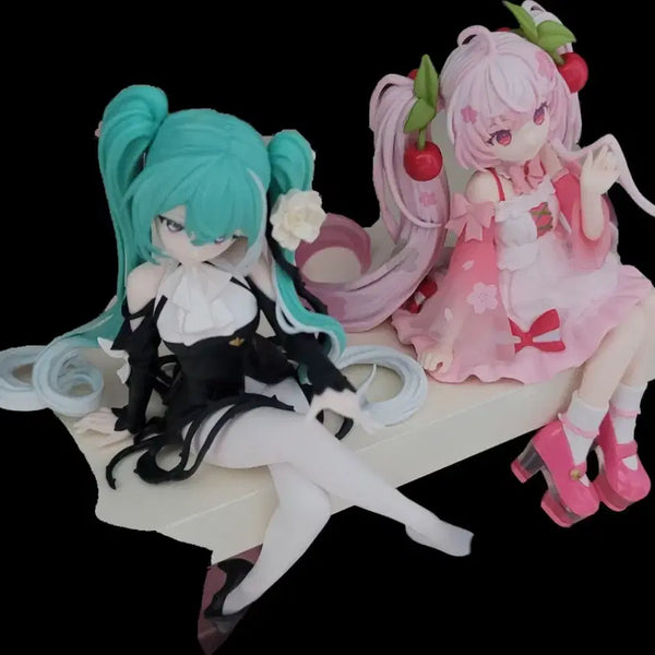 [BUNJANG] Hatsune Miku Noodle Stopper Figure - White Rose & Sakura Variations / 2025사쿠라 미쿠\백장미 하츠네 미쿠 누들스토퍼 피규어