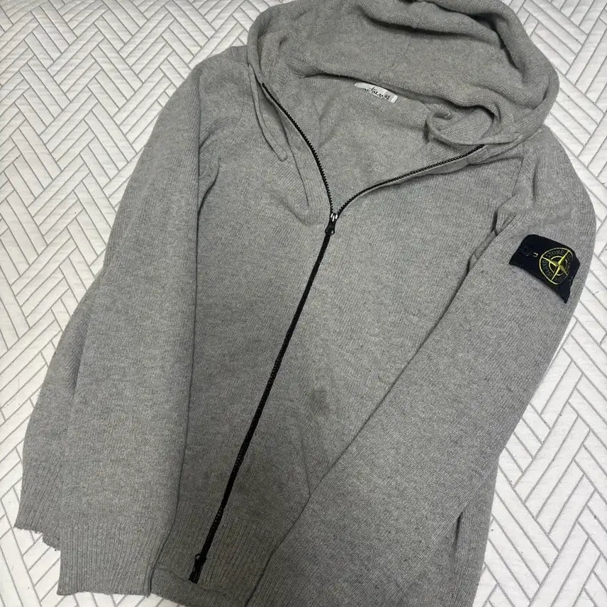 [BUNJANG] Stone Island 21FW Knit Zip-Up XL / 스톤아일랜드 니트집업 21fw 백화점판 XL