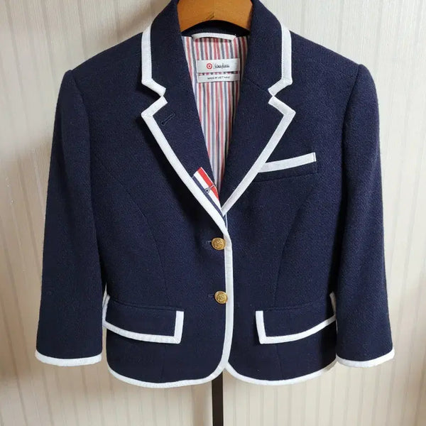 [BUNJANG] Thom Browne x Neiman Marcus Women's Blazer / [L] 톰브라운 X 니만마커스 여성 블레이저 정장 마이 여자 자켓