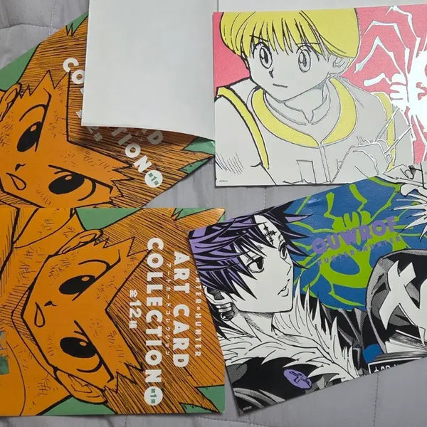 [BUNJANG] Hunter x Hunter Chrollo & Sharpenak Art Card Set / 점프샵 헌터x헌터 클로로 샤르나크 아트카드