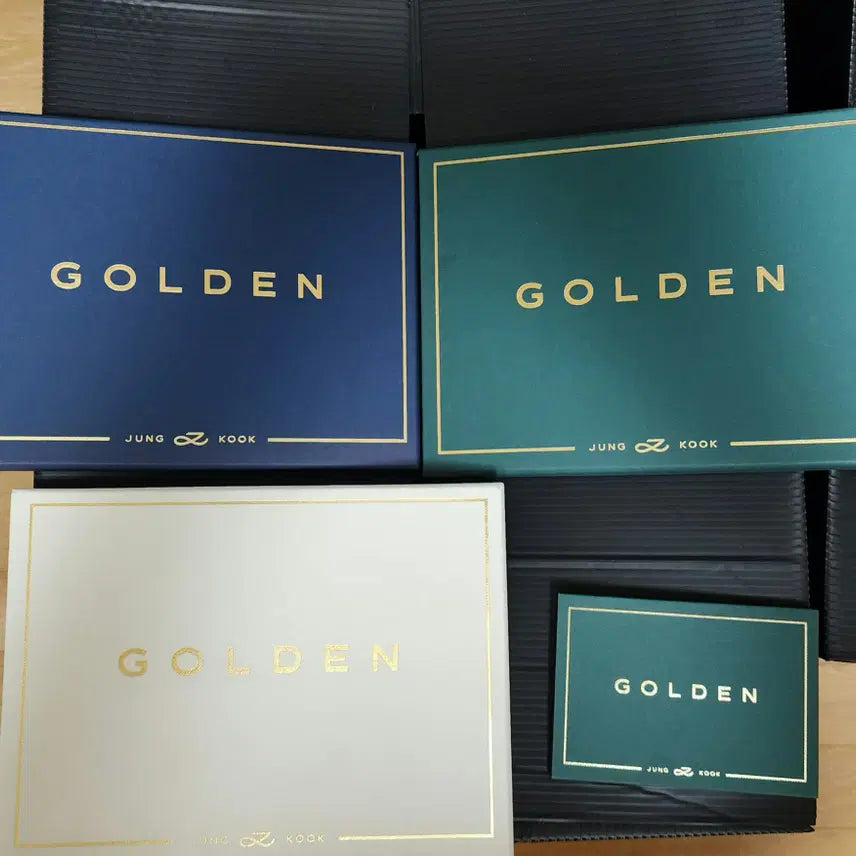 [BUNJANG] BTS Jungkook 'GOLDEN' Album Set (Shine, Solid, Substance, Weverse) with Weverse Shop Exclusive Pre-order Benefits (Griptok, Photocard, L-Holder, Frame) / 정국 'GOLDEN' 앨범 세트 판매합니다.