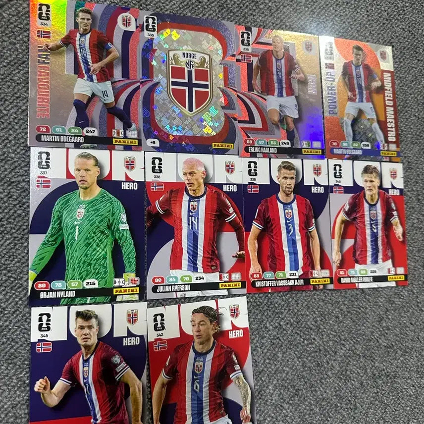 [BUNJANG] Panini World Cup Norway Trading Card / 파니니 월드컵 카드 노르웨이