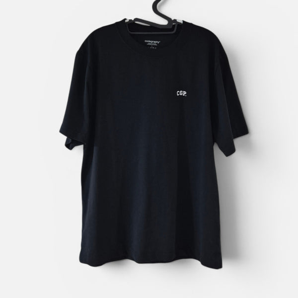 [BUNJANG] Code Graphy Cotton Poly Short Sleeve T-Shirt / [L]코드그라피 반팔티 면 폴리