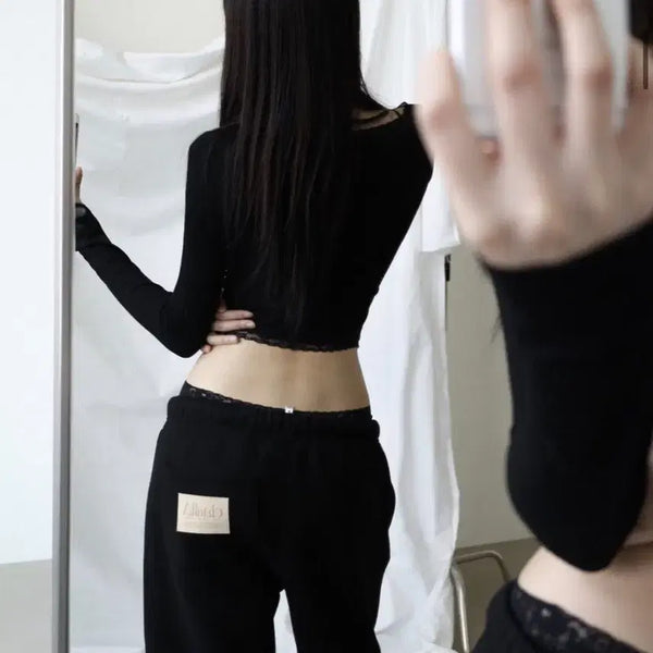 [BUNJANG] Clatta Solid Pants Black / 클라따 솔리드 팬츠 블랙