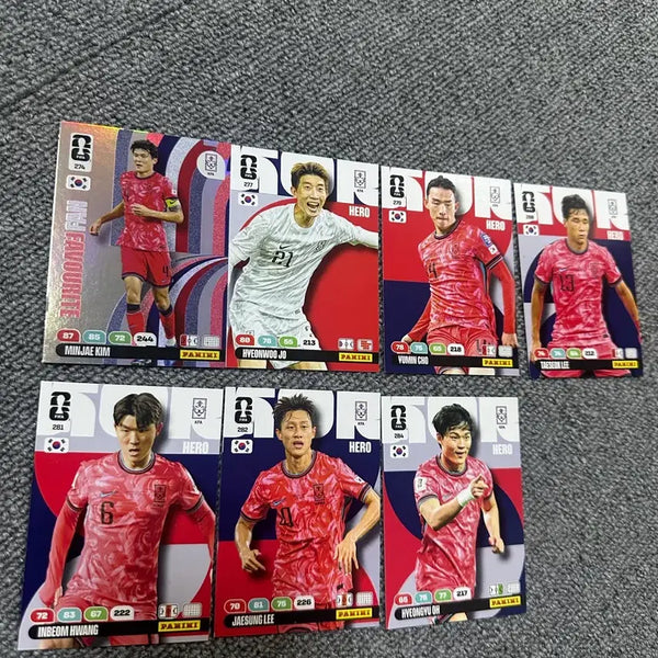 [BUNJANG] Panini World Cup Korea Football Trading Cards / 파니니 월드컵 카드 대한민국