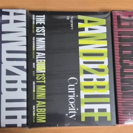 [BUNJANG] ANDWE THE 1st MINI ALBUM [Sequence 01: Curiosity] Set / 앤더블 1집 미니앨범 세트(THE 1st MINI ALBUM [Sequence 01: Curiosity] (Set))