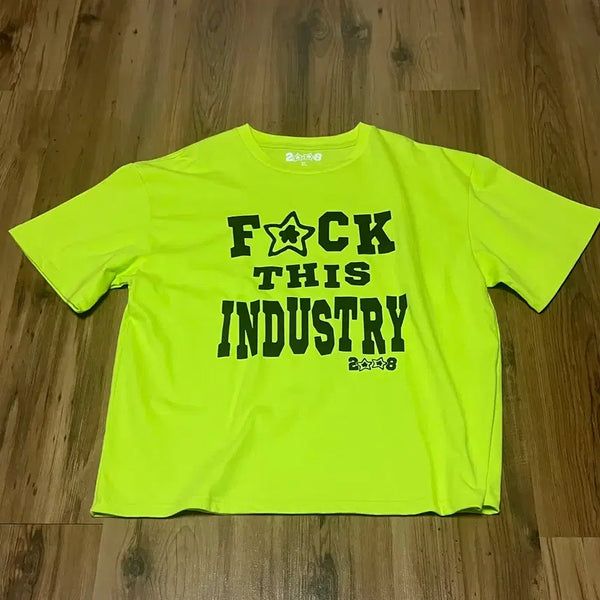 [BUNJANG] FTI x STARDUST2008 T-Shirt XL Yellow / 스타팀 x FTI2008 티셔츠 XL 옐로우 #퍽디스인더스트리