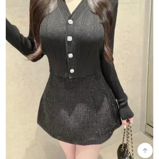 [BUNJANG] Vivi Tweed Mini Skirt / 비비 트위드 미니스커트