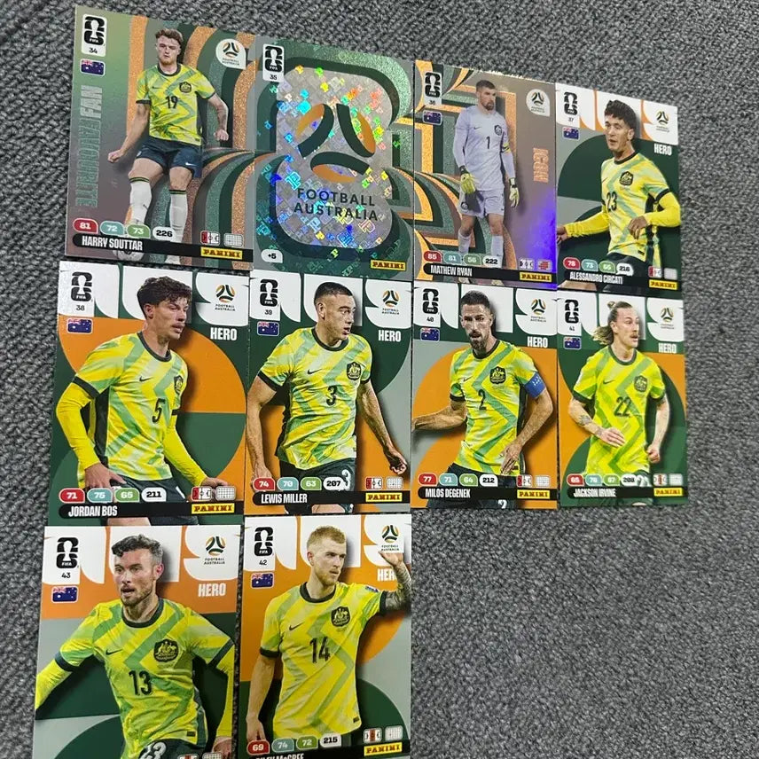 [BUNJANG] Panini World Cup Card Australia / 파니니 월드컵 카드 호주