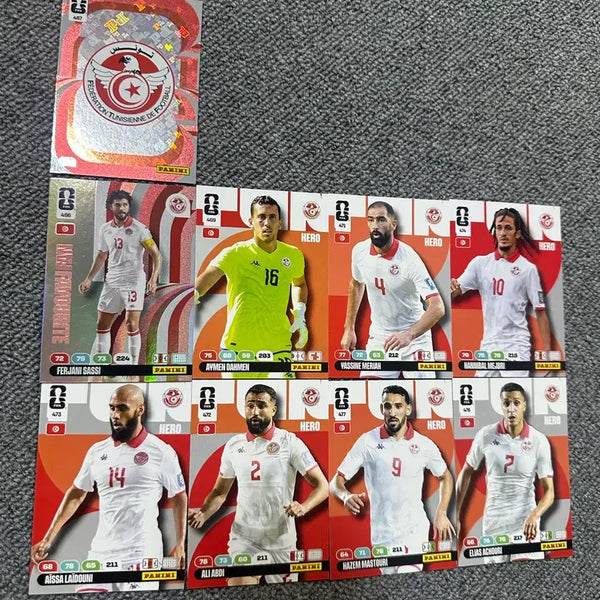 [BUNJANG] Panini World Cup Trading Cards Tunisia / 파니니 월드컵 카드 튀니지