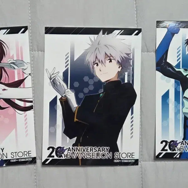 [BUNJANG] Evangelion 20th Anniversary Store Limited Edition Graphic Card Set - Kaworu, Shinji, Mari / 에반게리온 20주년 스토어 한정 지류 특전 포토카드 카오루 신지 마리