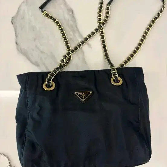 [BUNJANG] Prada Pocono Chain Shoulder Bag / 프라다 체인백(정품)