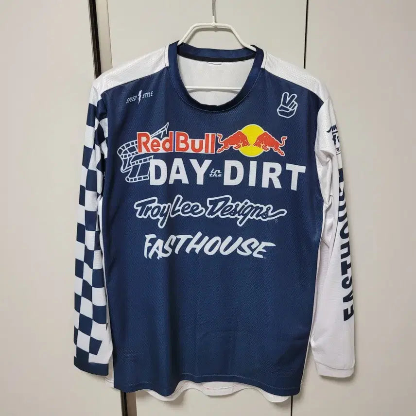 [BUNJANG] Red Bull Troy Lee Designs Long Sleeve Jersey / 레드불 Troy Lee Designs 오토바이 MTB 긴팔 져지