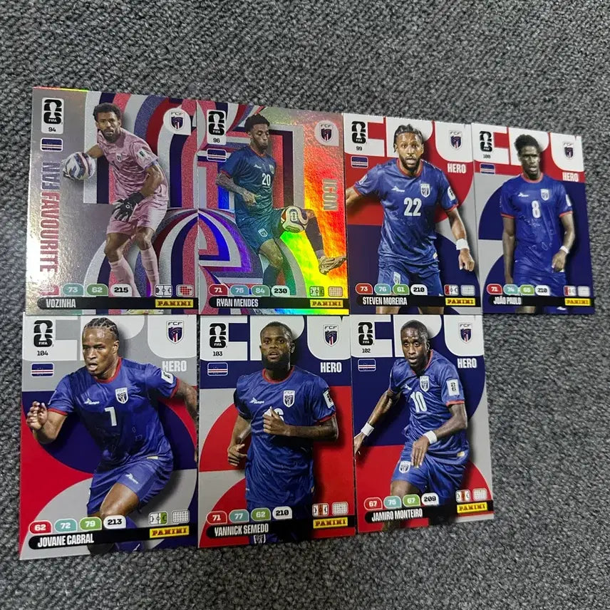 [BUNJANG] Panini World Cup Card Cabo Verde Bundle Set / 파니니 월드컵 카드 카보베르데