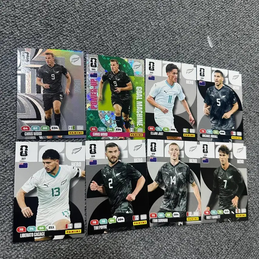 [BUNJANG] Panini World Cup Trading Cards New Zealand / 파니니 월드컵 카드 뉴질랜드