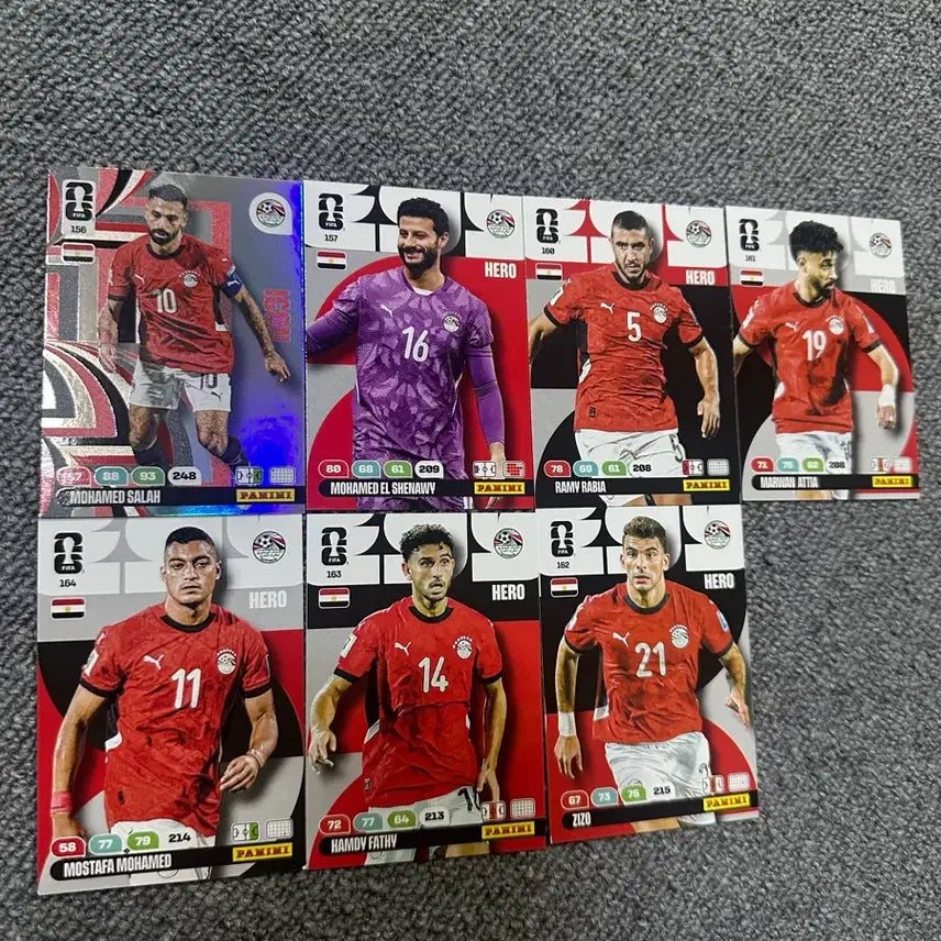 [BUNJANG] Panini World Cup Cards Egypt / 파니니 월드컵 카드 이집트