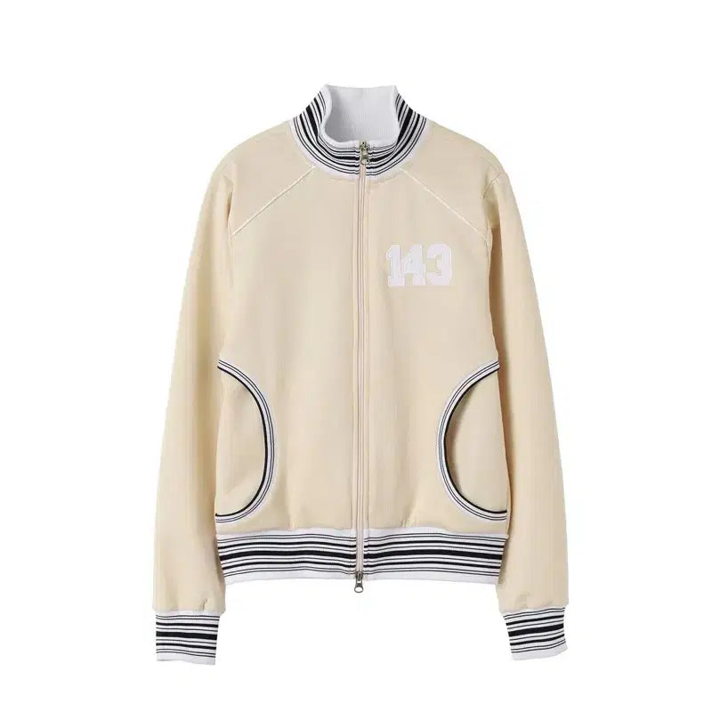 [BUNJANG] Sculptor Stripe Track Zip-Up Jacket Size L / 스컬프터 스트라이프 트랙 집업 L사이즈