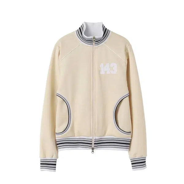 [BUNJANG] Sculptor Stripe Track Zip-Up Jacket Size L / 스컬프터 스트라이프 트랙 집업 L사이즈