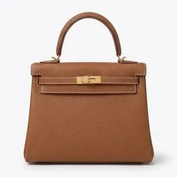 [BUNJANG] Hermès Kelly 25 Tote Bag Brown Epsom Leather Gold Hardware / 켈리 25 브라운