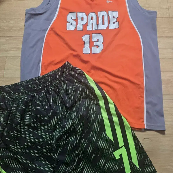 [BUNJANG] SPADE Basketball Uniform Set XL / SPADE 농구 유니폼.  XL 세트. 상태좋아요 공용