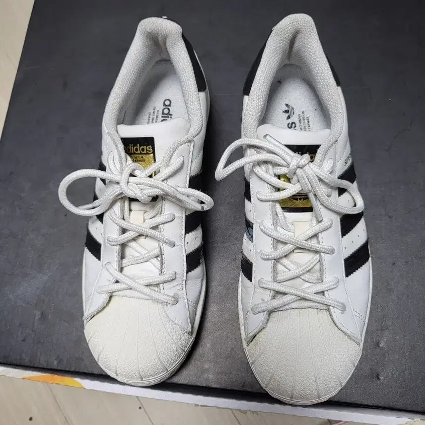 [BUNJANG] Adidas Superstar Sneakers - White, 225mm / 아디다스 슈퍼스타 운동화 225mm 상태매우좋음