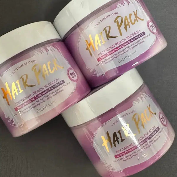 [BUNJANG] Bio Recipe Hair Pack Pink (Peach Blossom Scent) / 바이오레시피 헤어팩 핑크