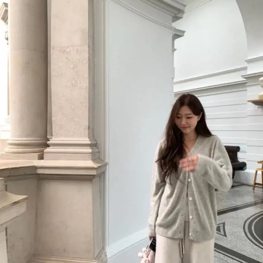 [BUNJANG] Wetheather Lou Raccoon Cardigan / 웨어웨더 루 라쿤 가디건