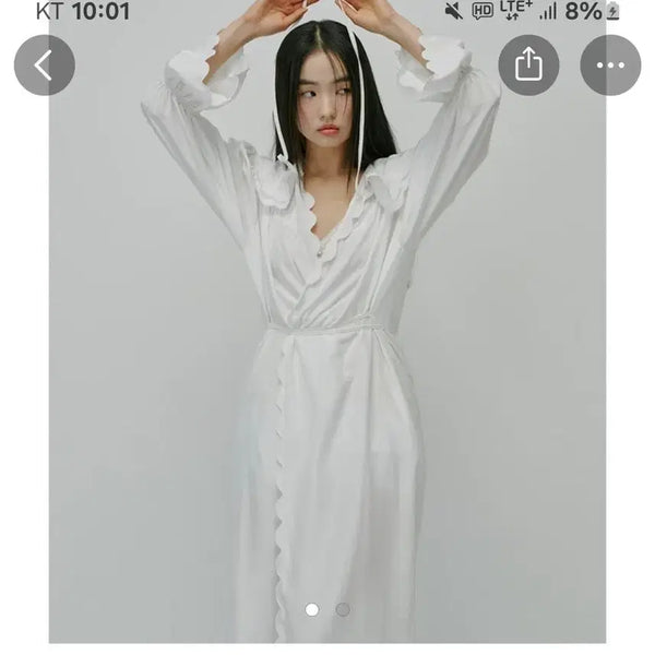 [BUNJANG] Frecklescalip Robe Dress / 프레클스칼랩 로브 원피스