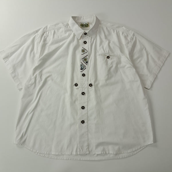 [BUNJANG] Grubig 90s Bavarian Trachten Shirt / CA080 XL 그루빅 90s 독일판 바바리안 반팔 셔츠 남방