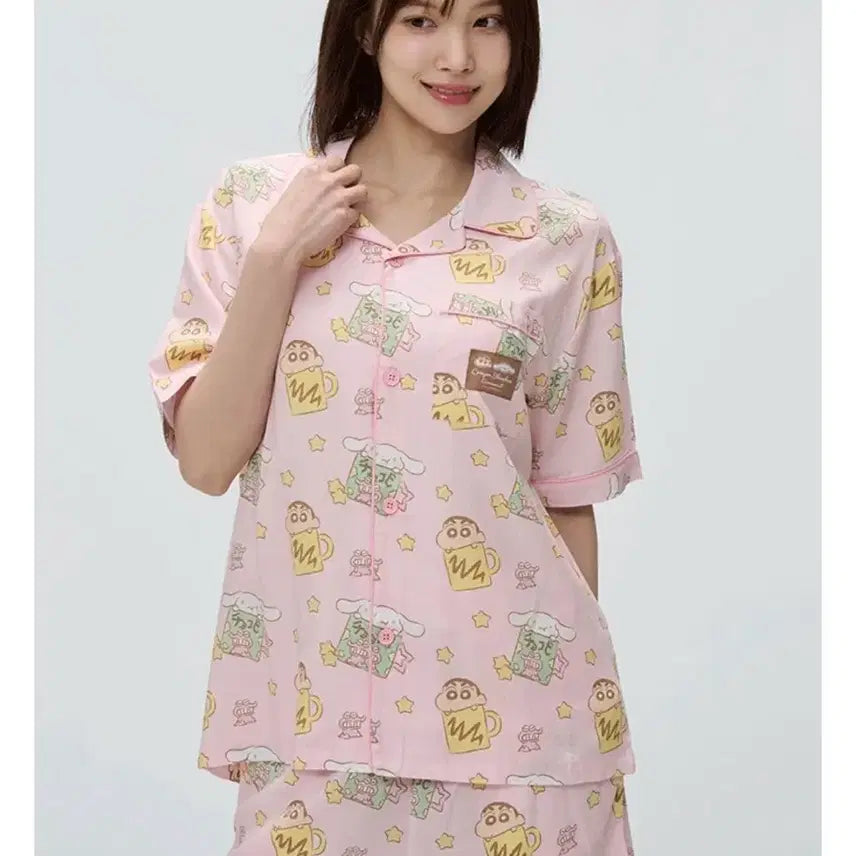 [BUNJANG] Spao Cinnamoroll Crayon Shin-chan Collaboration Pajamas S / 스파오 시나몬롤 짱구는못말려 콜라보 파자마 s 판매