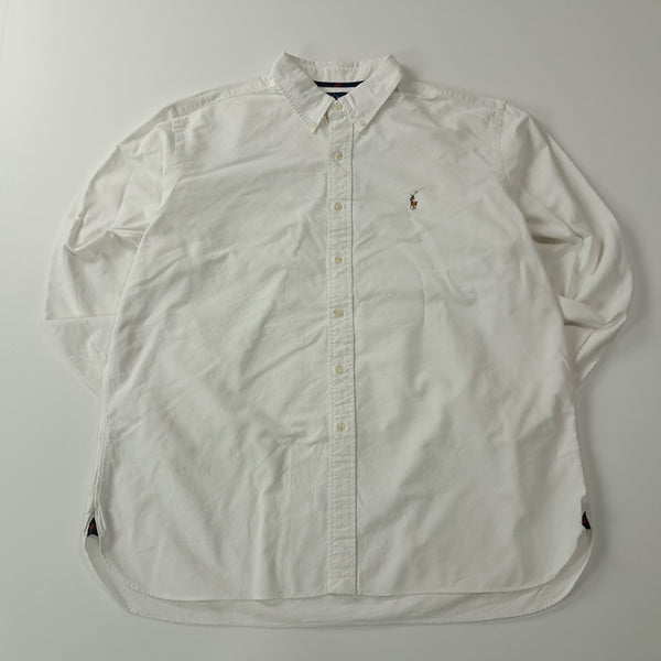 [BUNJANG] Polo Ralph Lauren White Oxford Button-Down Shirt XXL / CA091 2XL 폴로 빅사이즈 화이트 셔츠 남방