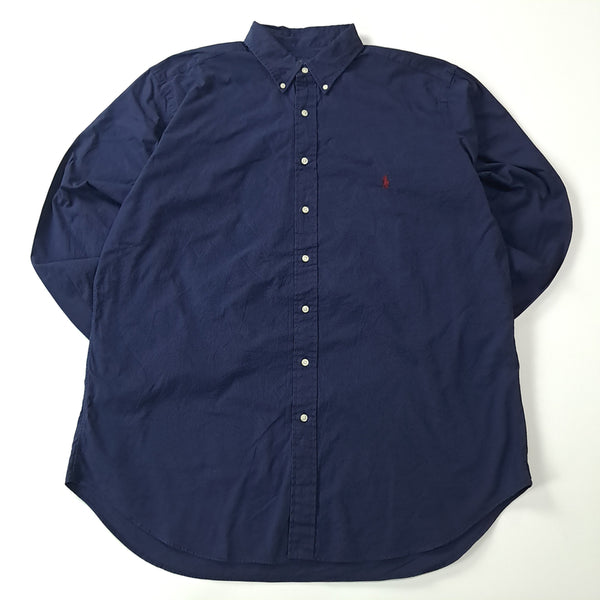 [BUNJANG] Polo Ralph Lauren 2000s Dark Navy Button-Down Shirt XLT / CA093 XLT 폴로 00s 다크네이비 셔츠 남방