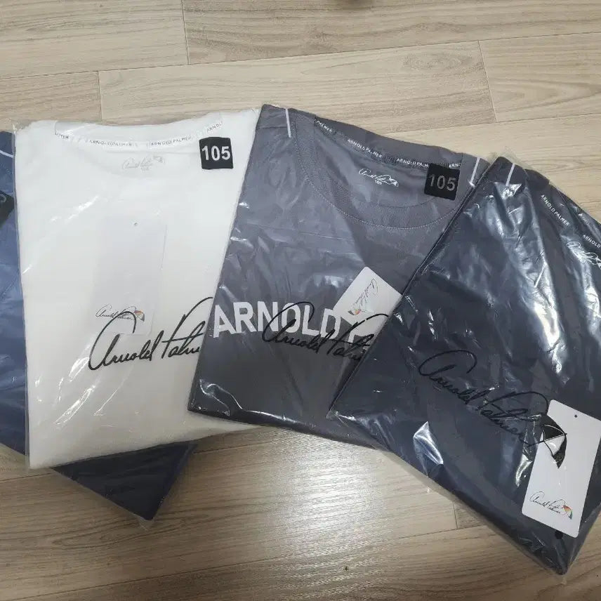 [BUNJANG] Arnold Palmer Short Sleeve T-Shirt (4-Pack) / 아놀드파머 반팔 티셔츠 105 4종