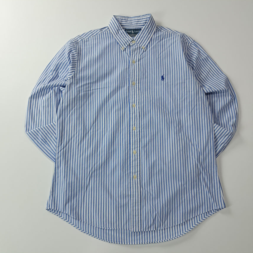 [BUNJANG] Polo Ralph Lauren 00s Marine Stripe Custom Fit Shirt L / CA100 L 폴로 00s 마린 스트라이프 셔츠 남방