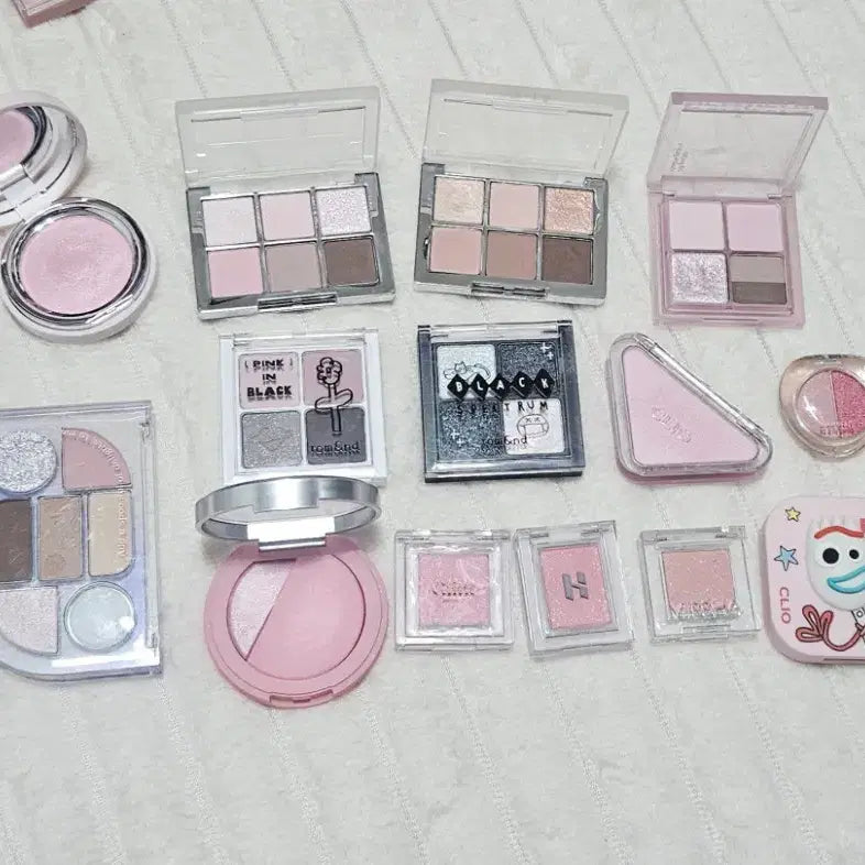[BUNJANG] Espoir, TWOEEN, Peripera, Rom&nd, Clio, Simple Plain, 3CE, Glint, Holika Holika, MISSHA, Etude Bundle Set / 여쿨 팔레트 블러셔 일괄 판매 교환
