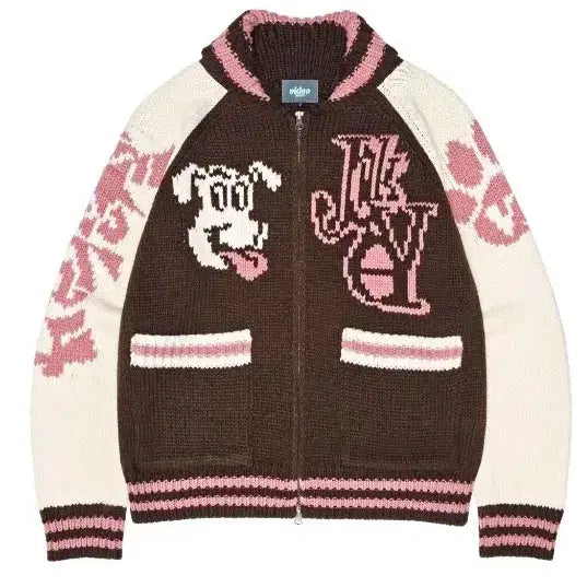 [BUNJANG] VIDEOGRAFFITE Cowichan Cardigan Brown M / 비디오자키 코위찬 가디건 브라운 M