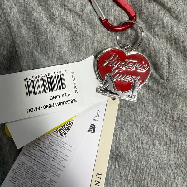 [BUNJANG] Guess x Hysteric Glamour Heart Charm / 게스 히스테릭글래머 하트 키링